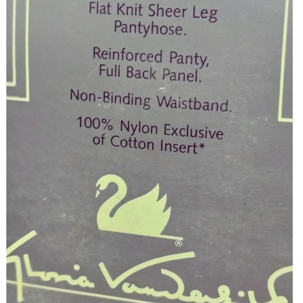 Two (2) 1980s Off White Daysheer Reinforced Toe Pantyhose Size B New In Package